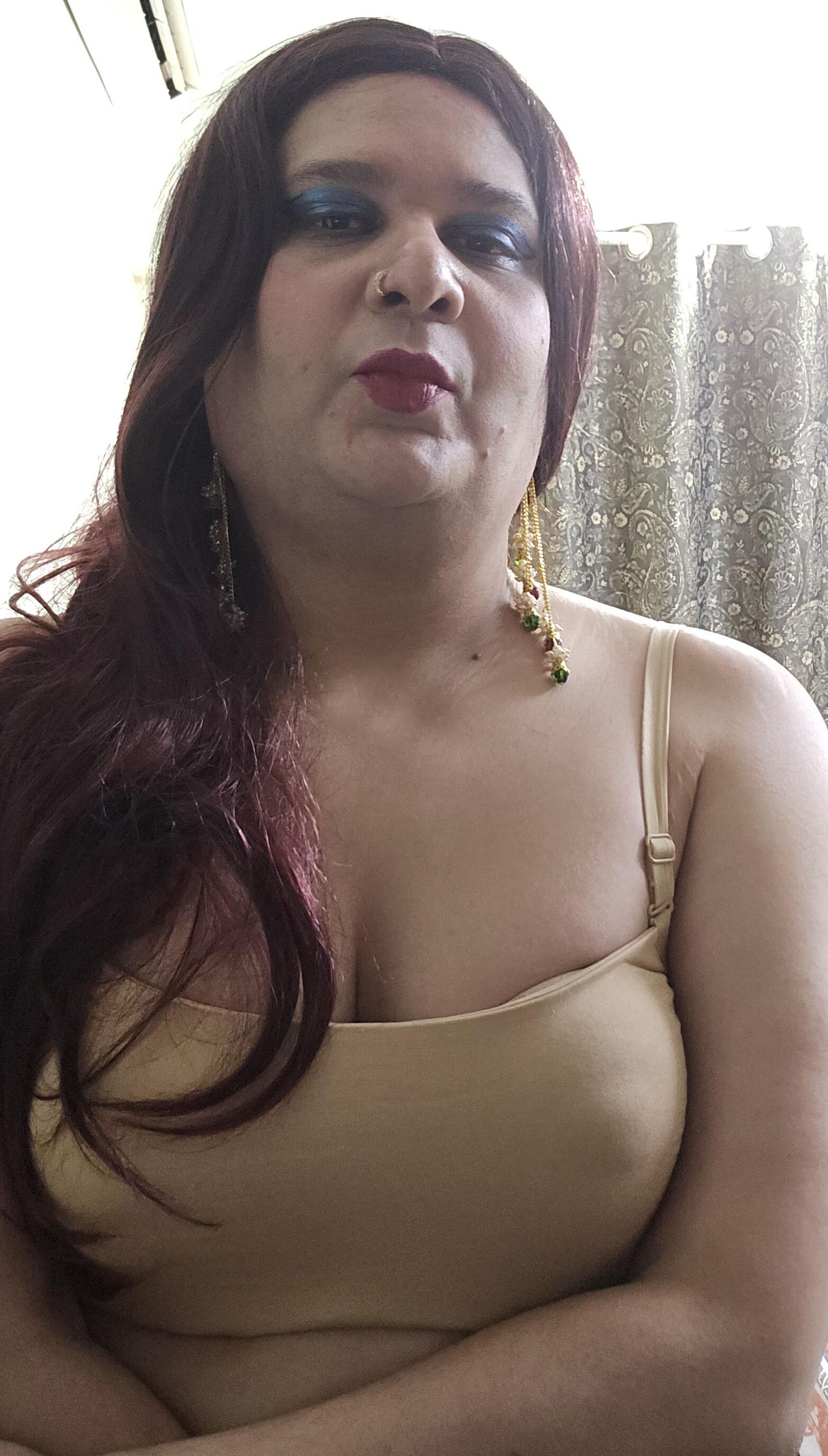 Redhead Shemale Monica M Closeup