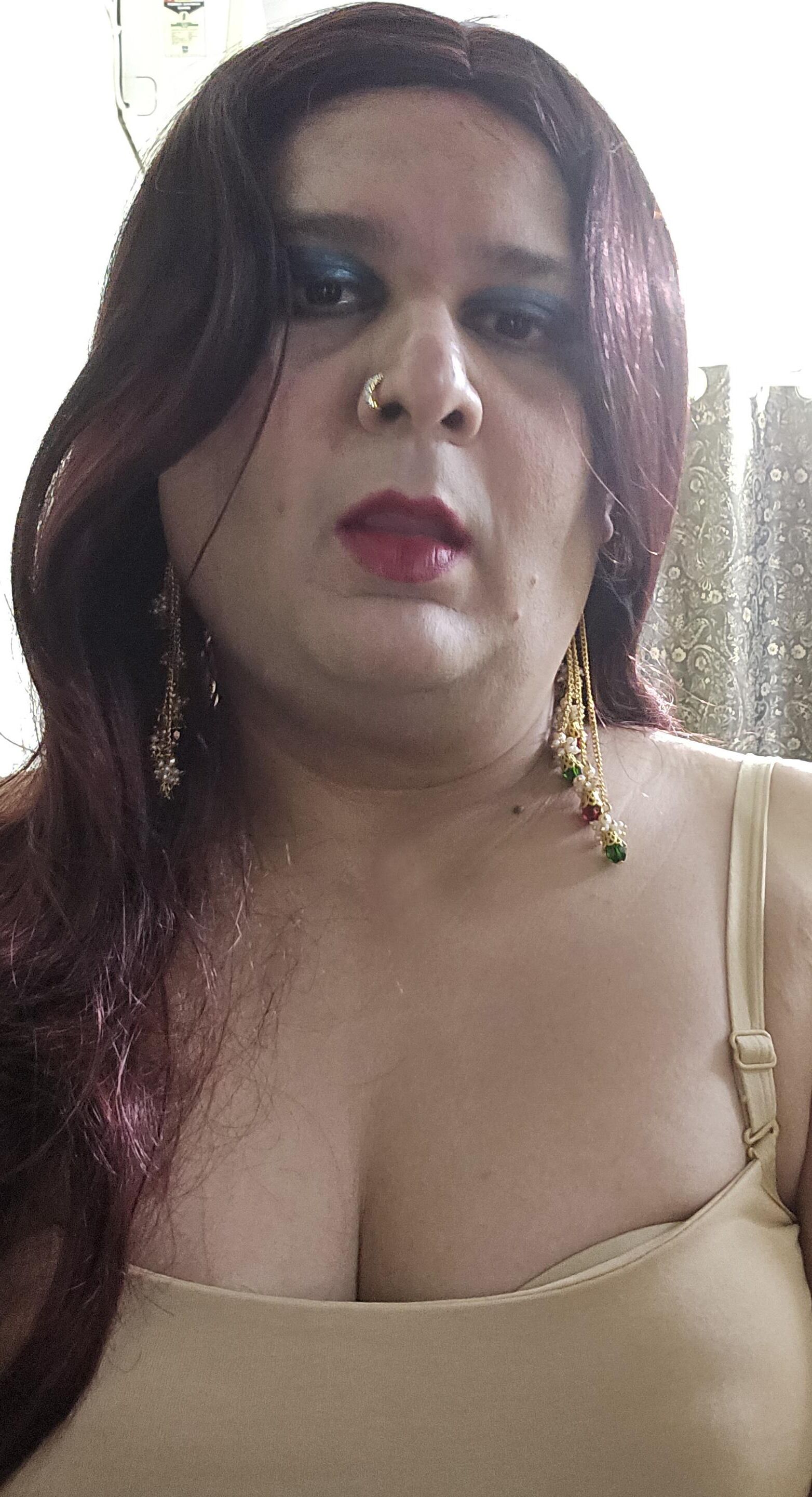 Redhead Shemale Monica M Closeup