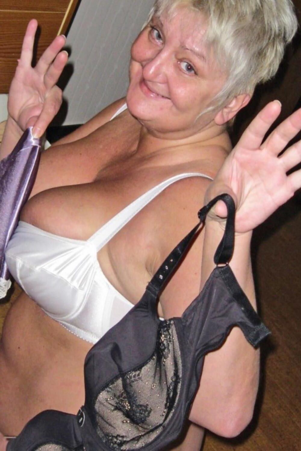 Decided to pose in a white bra
