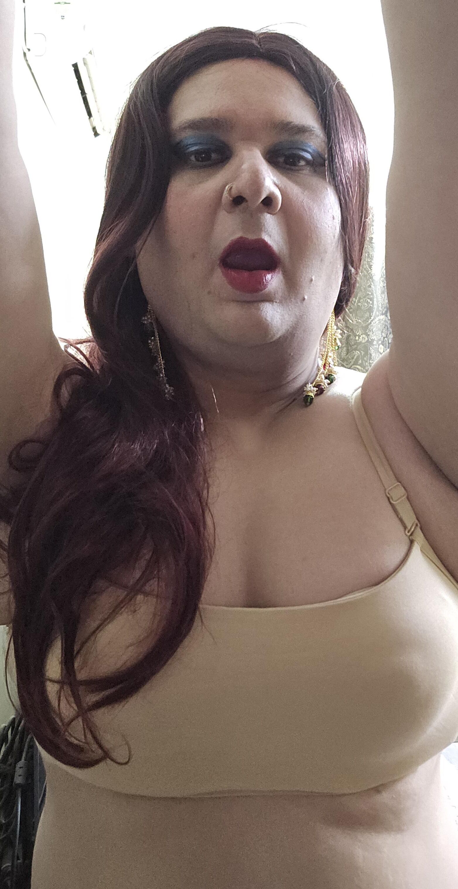 Redhead Shemale Monica M Closeup