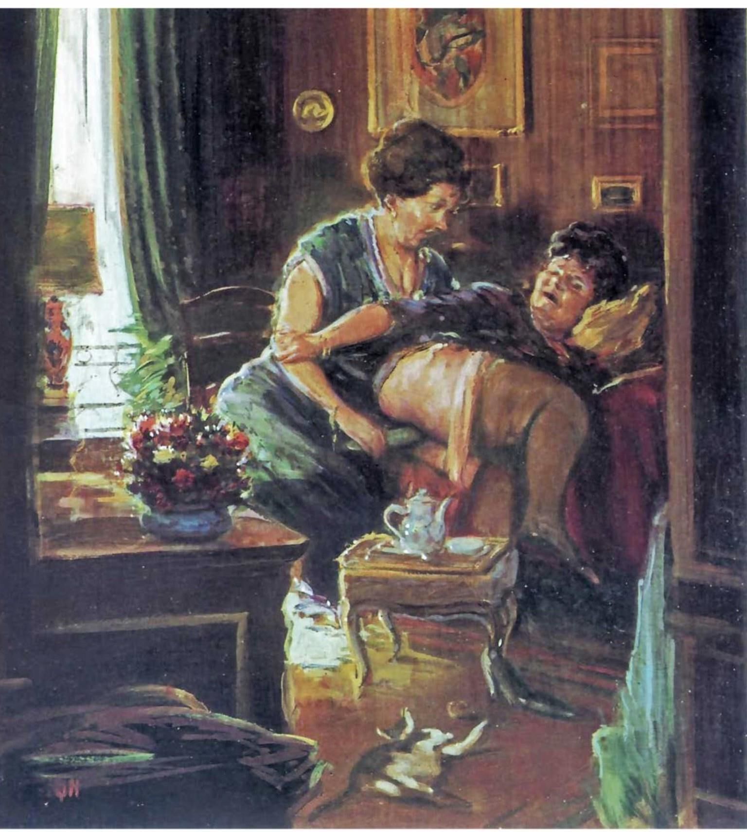 Georges Delfau femdom arte maduro