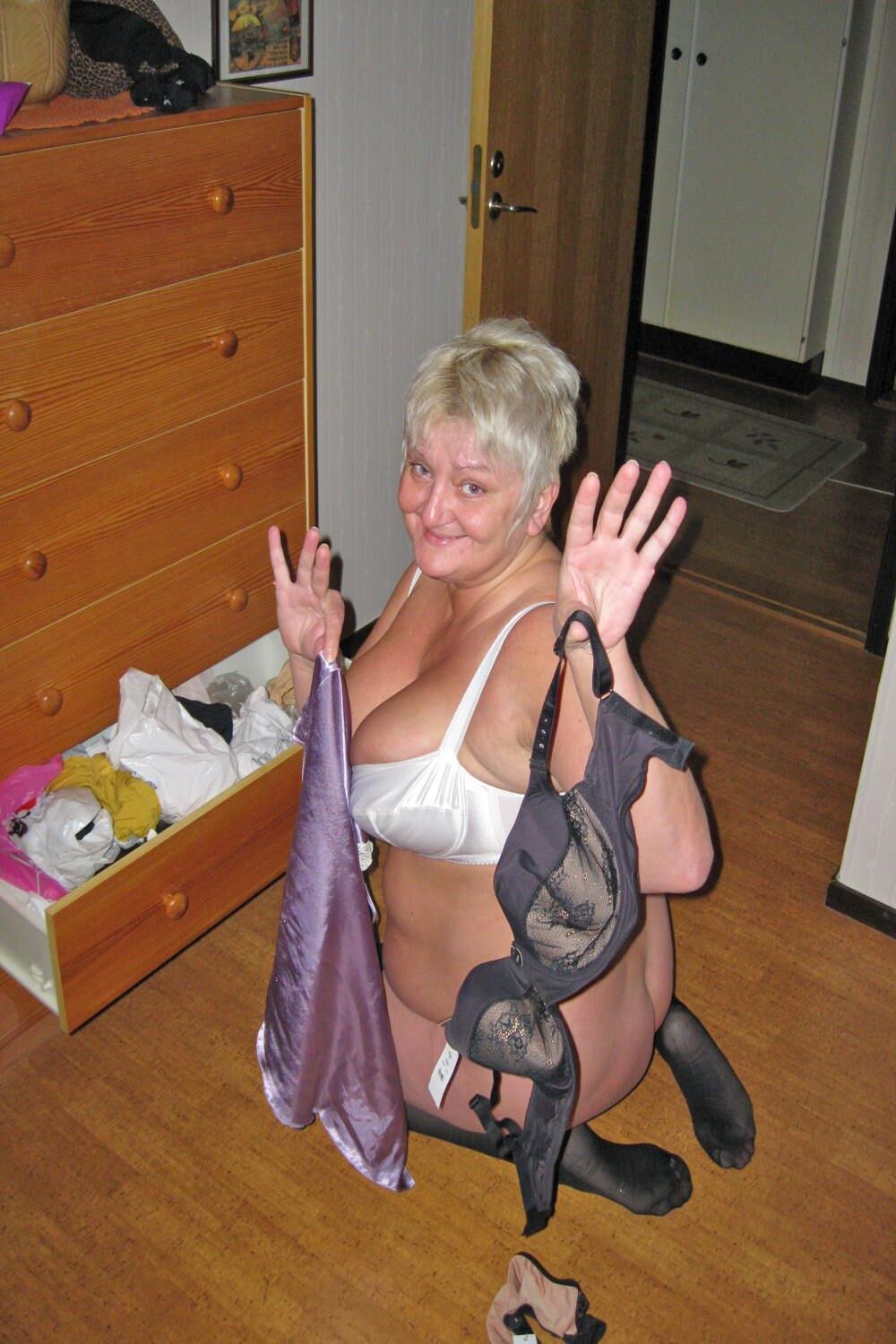 Decided to pose in a white bra