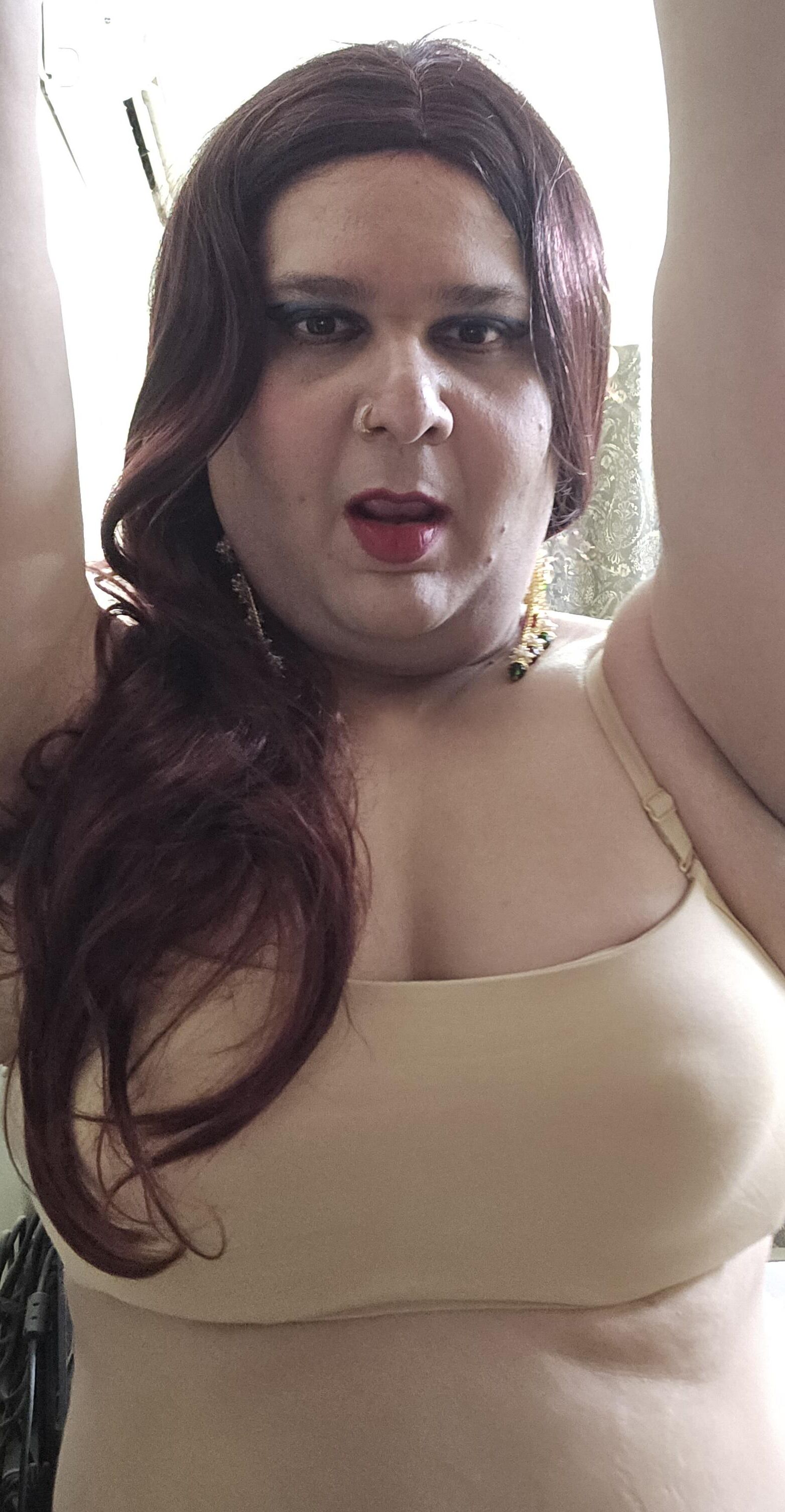 Redhead Shemale Monica M Closeup