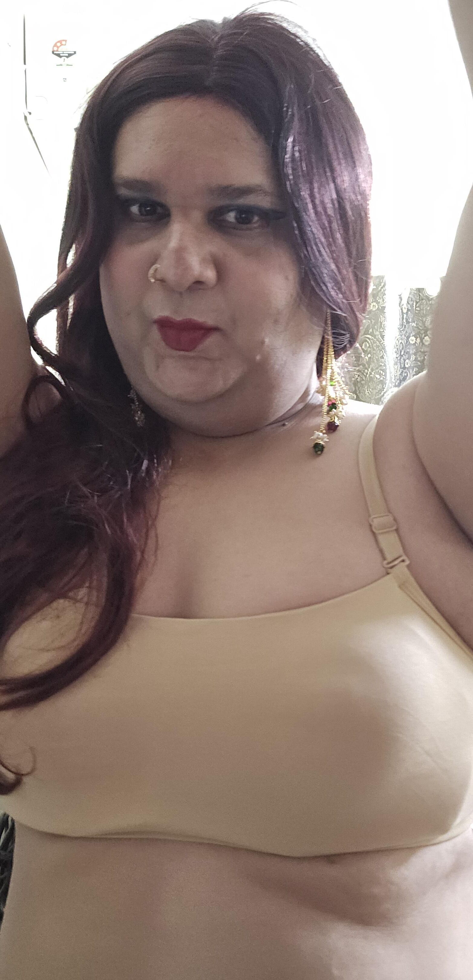 Redhead Shemale Monica M Closeup