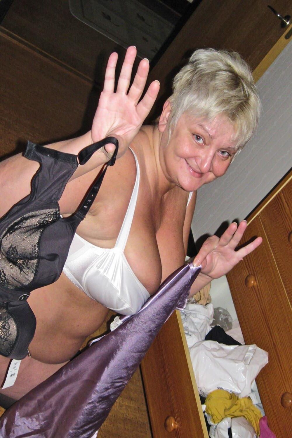 Decided to pose in a white bra