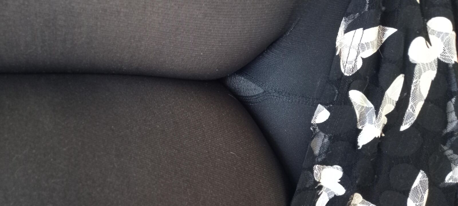Esposa del Reino Unido opaco pantimedias upskirt