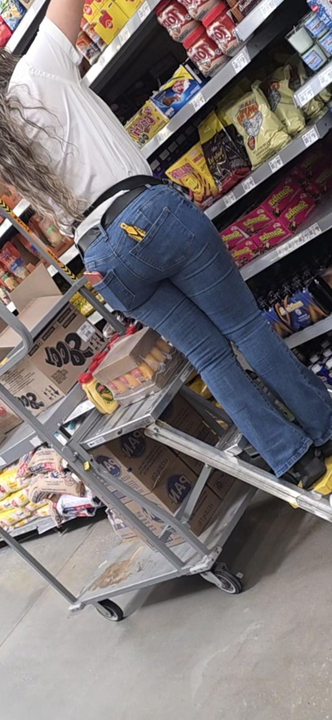 Candid Pawgs Tight Jeans and Pants