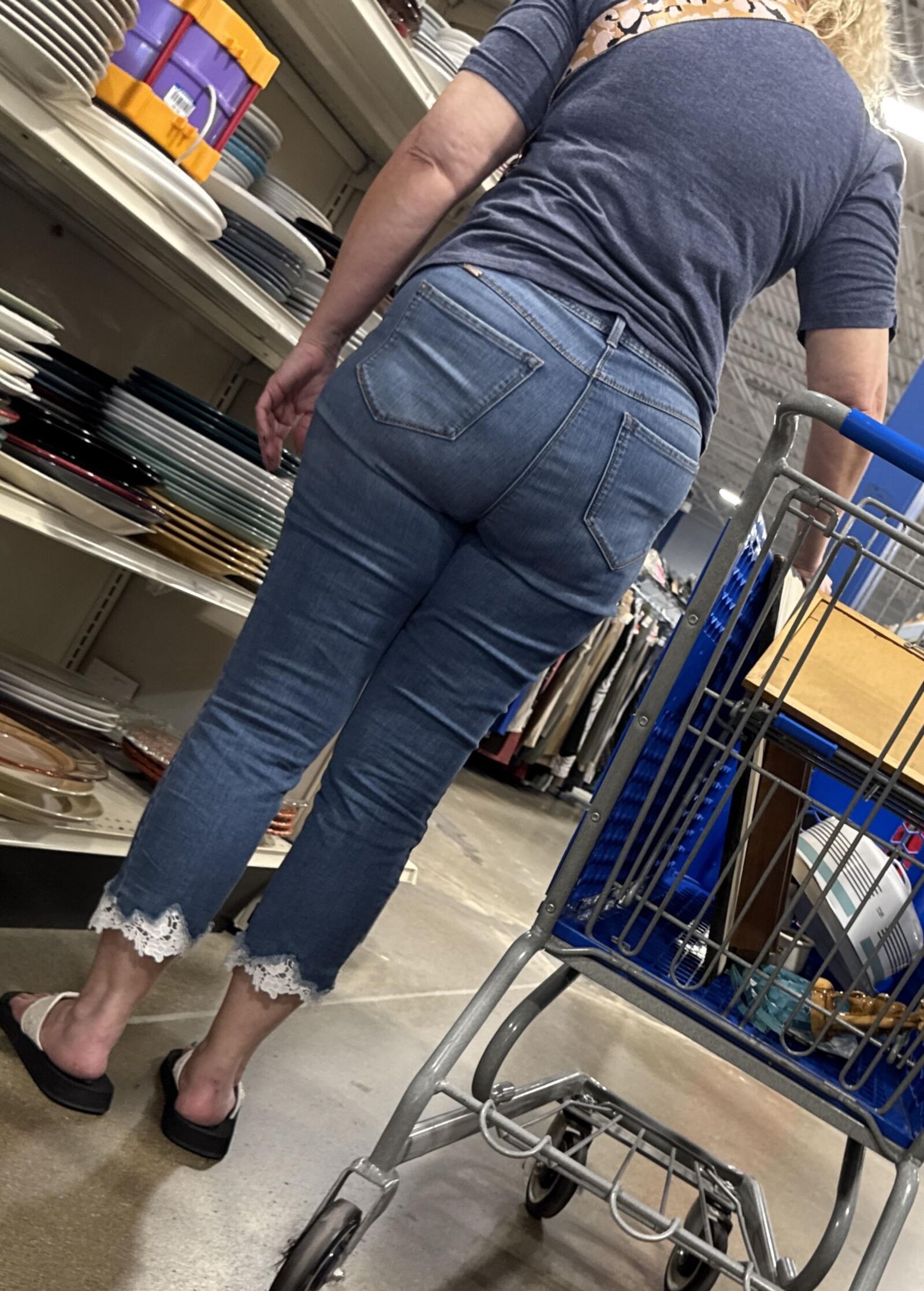 Candid Pawgs Tight Jeans and Pants