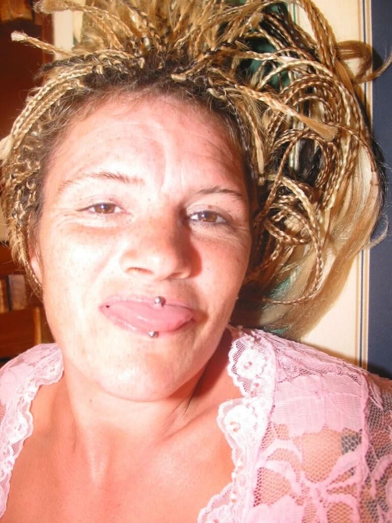 My wife Irene at the mercy of a Spanish couple