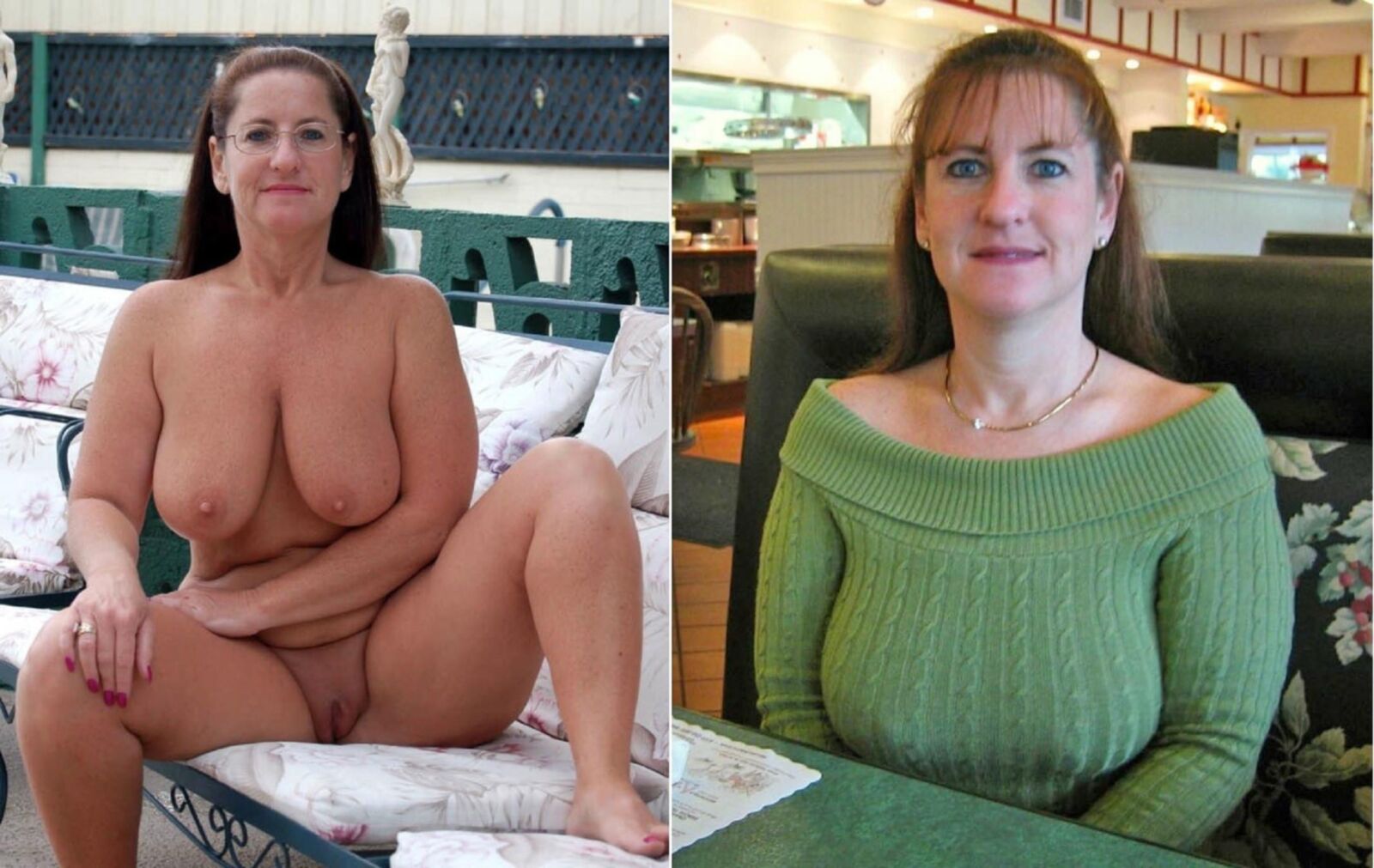 amateur matures dressed undressed stiched 