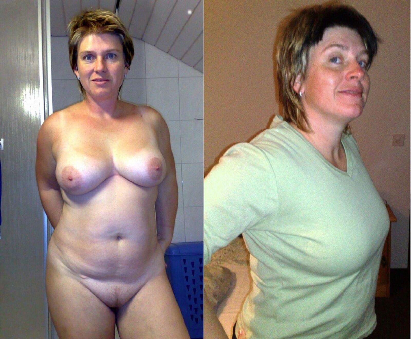 amateur matures dressed undressed stiched 