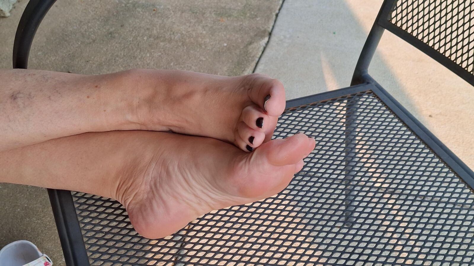Whose toes are you sucking first