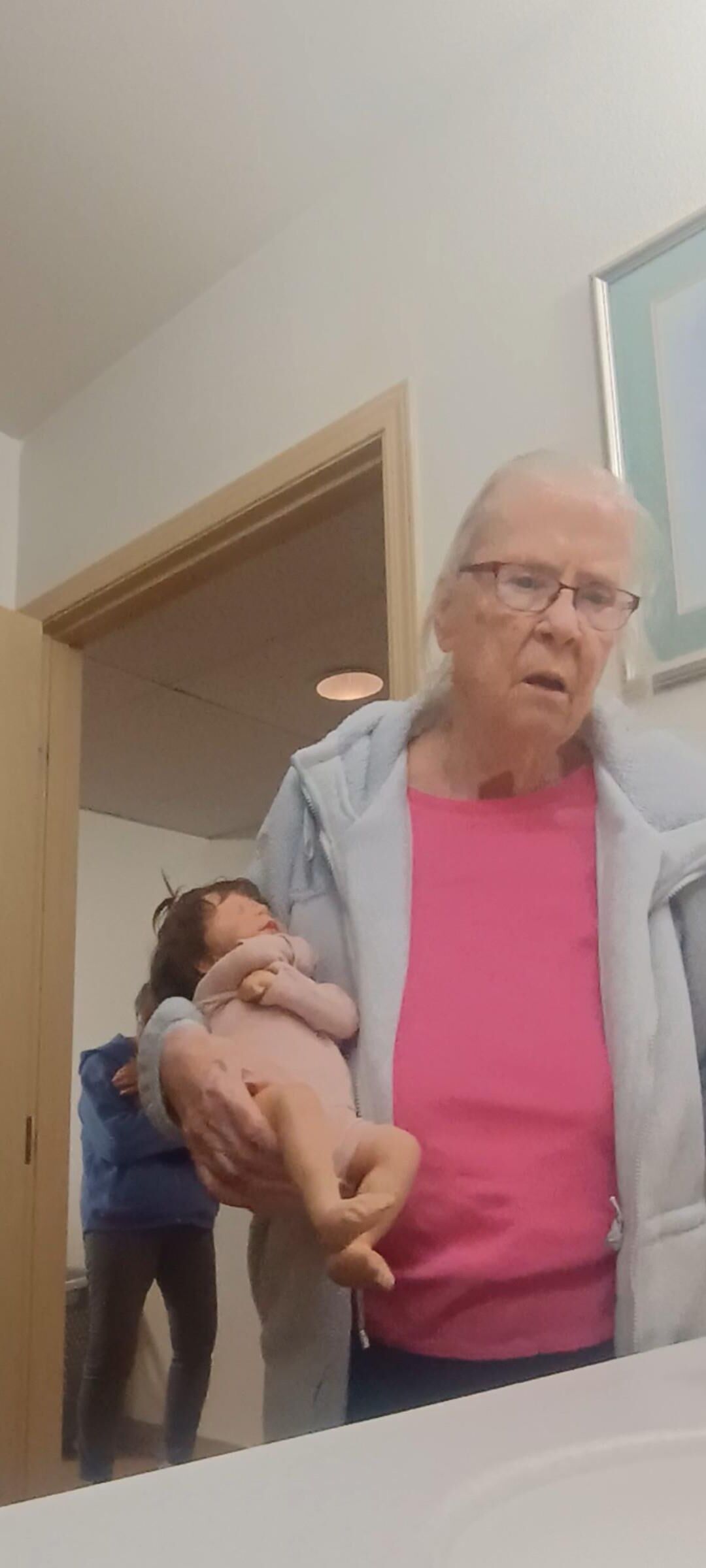 Elderly women obsessed with dolls