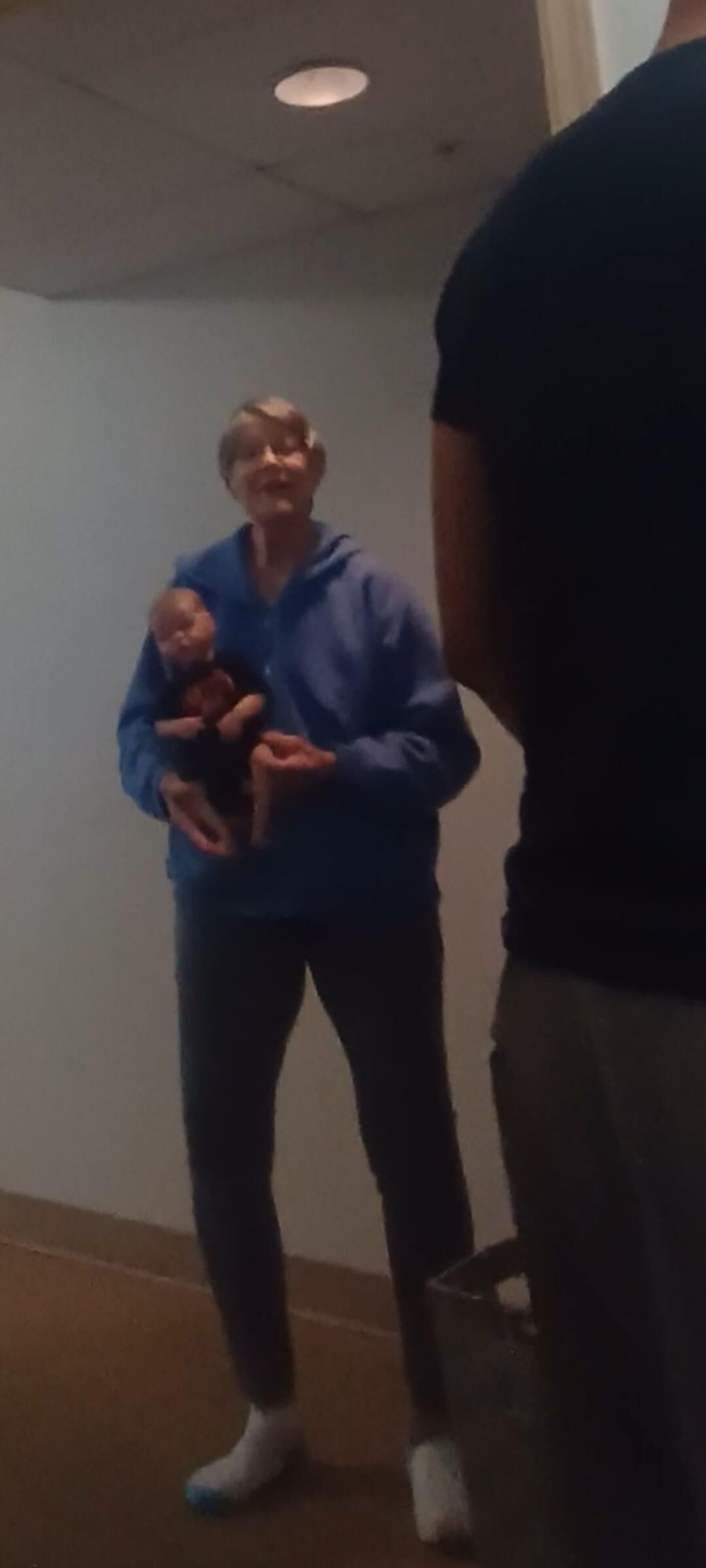Elderly women obsessed with dolls