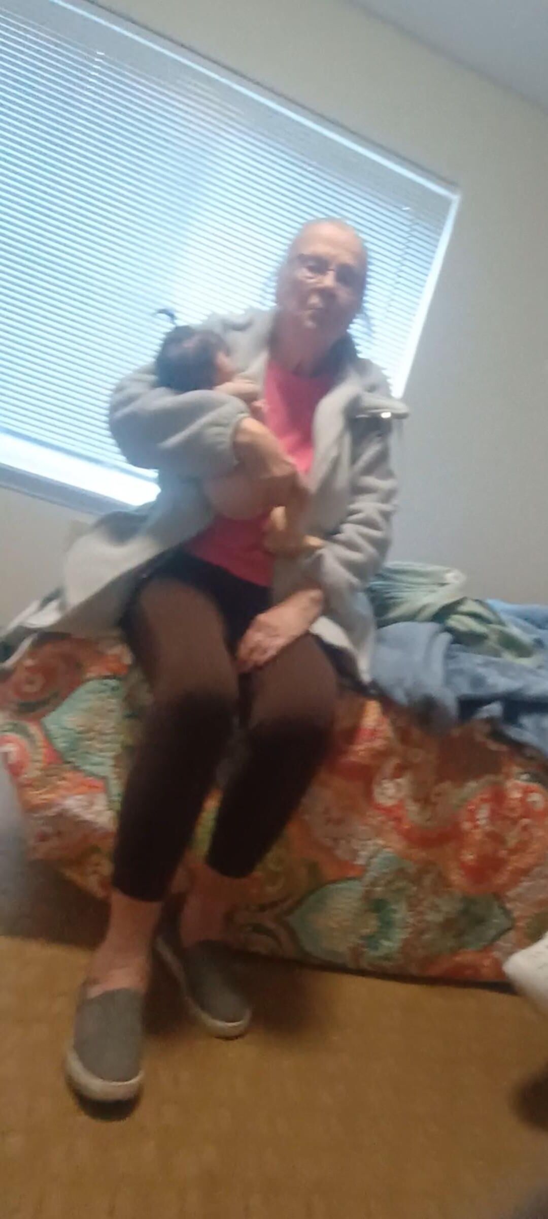Elderly women obsessed with dolls