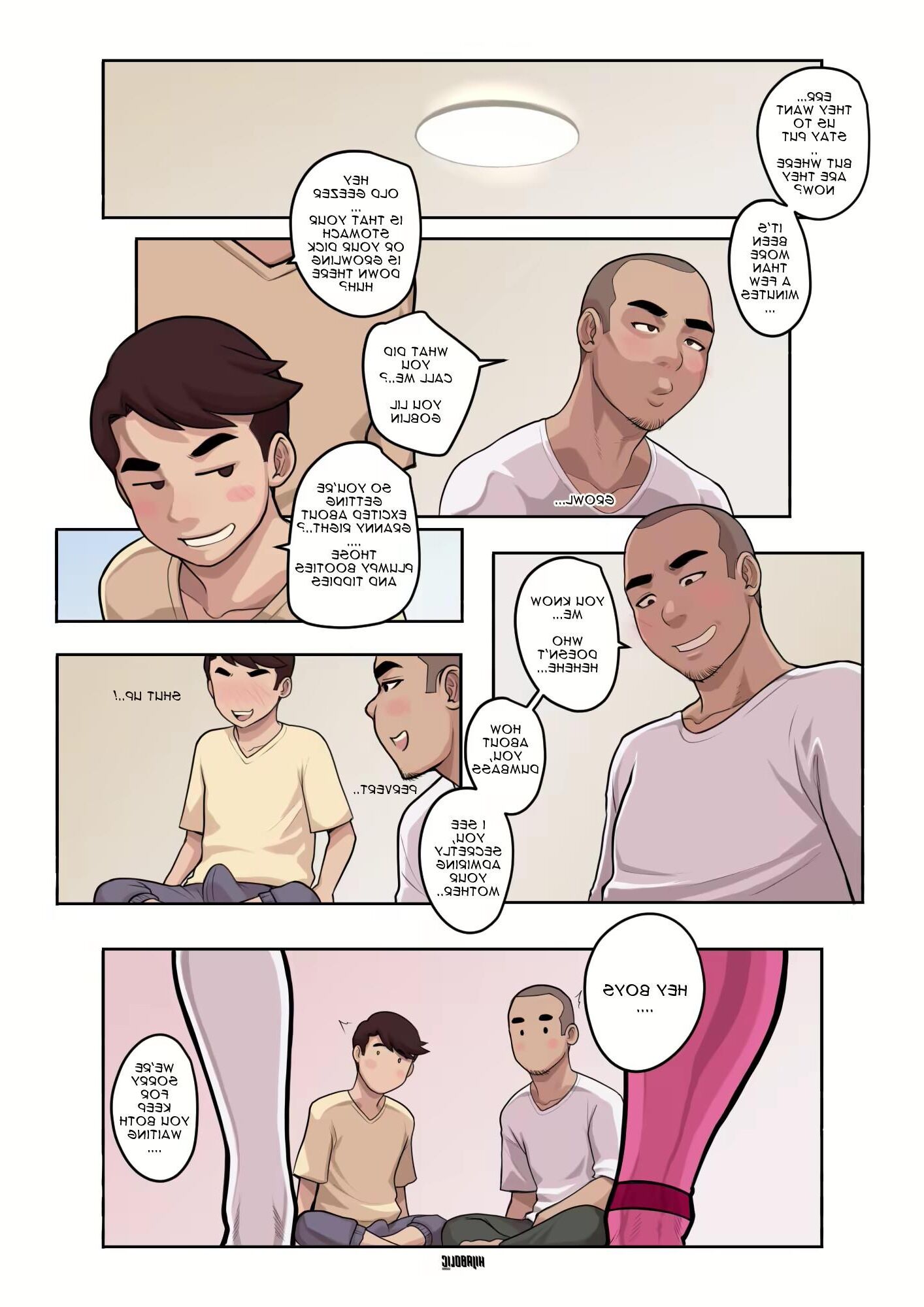 Mom, Son and Grandma Hentai