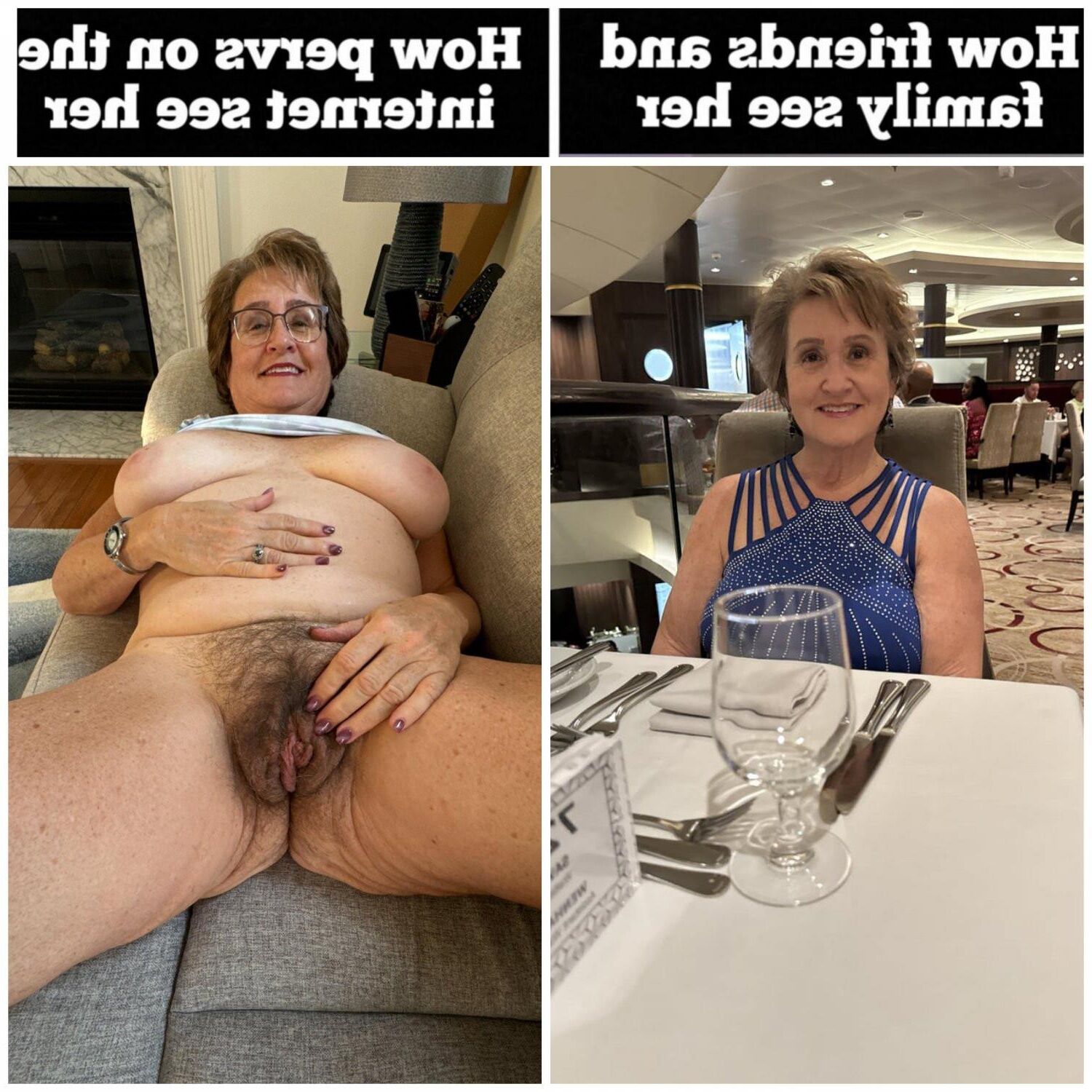 Hot Amateur Gilf Granny Val