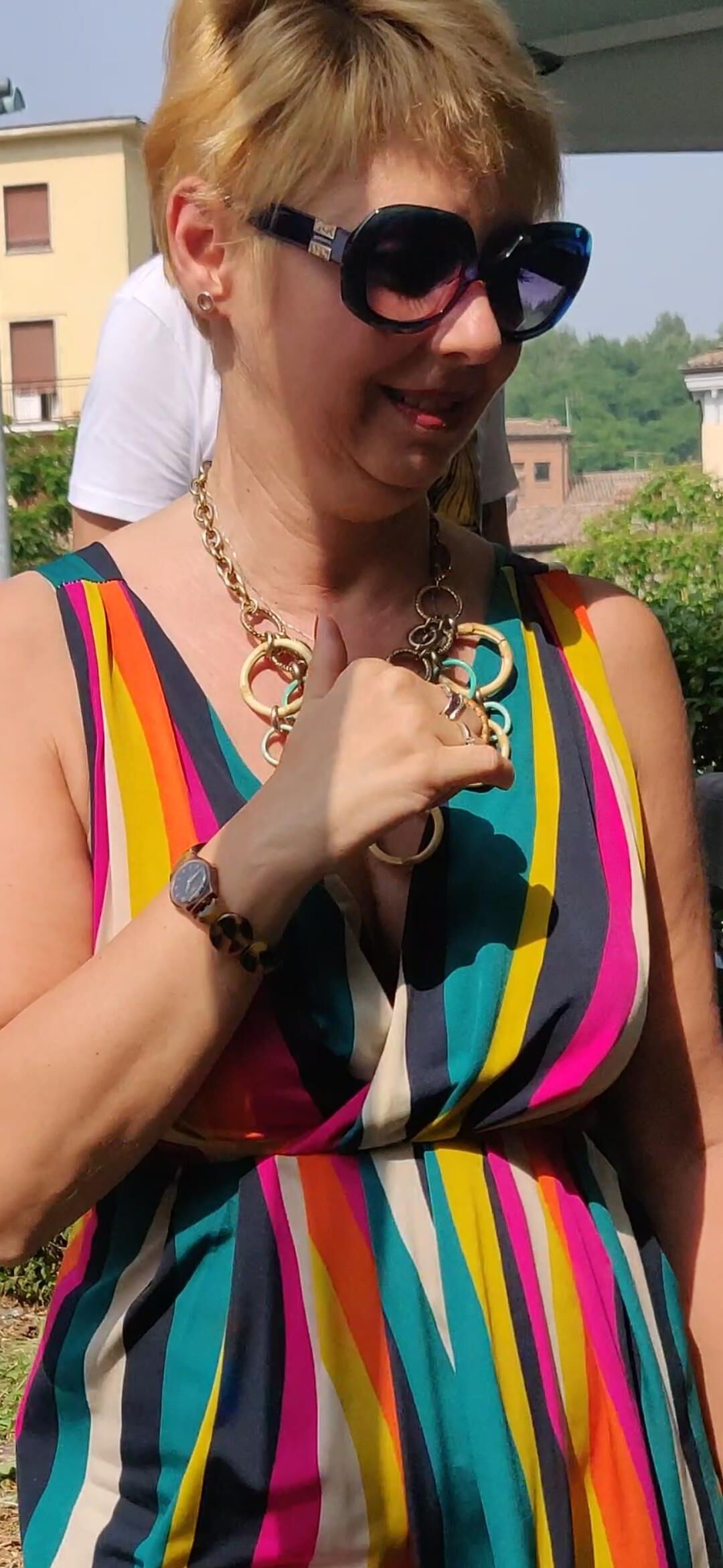 Blonde mature candide