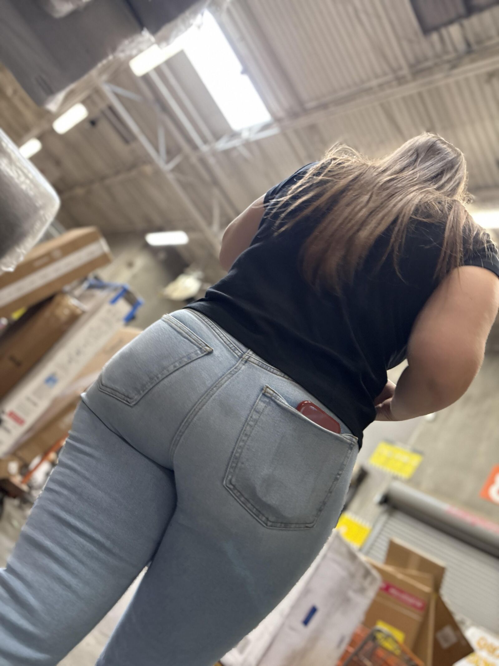 Candid Pawgs Tight Jeans and Pants