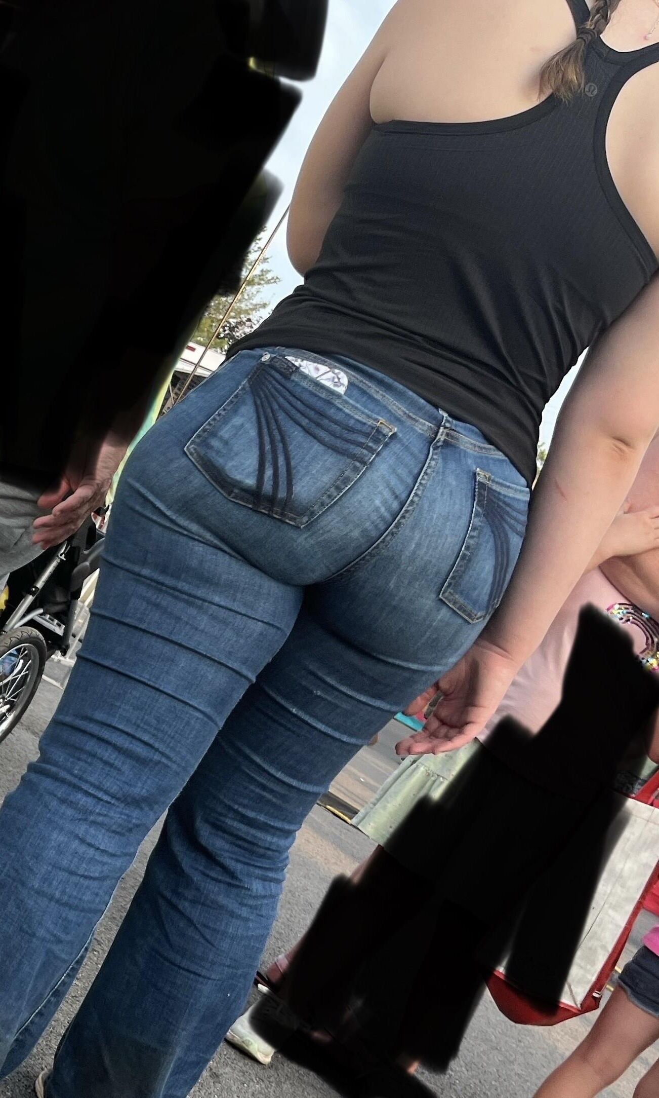 Candid Pawgs Tight Jeans and Pants