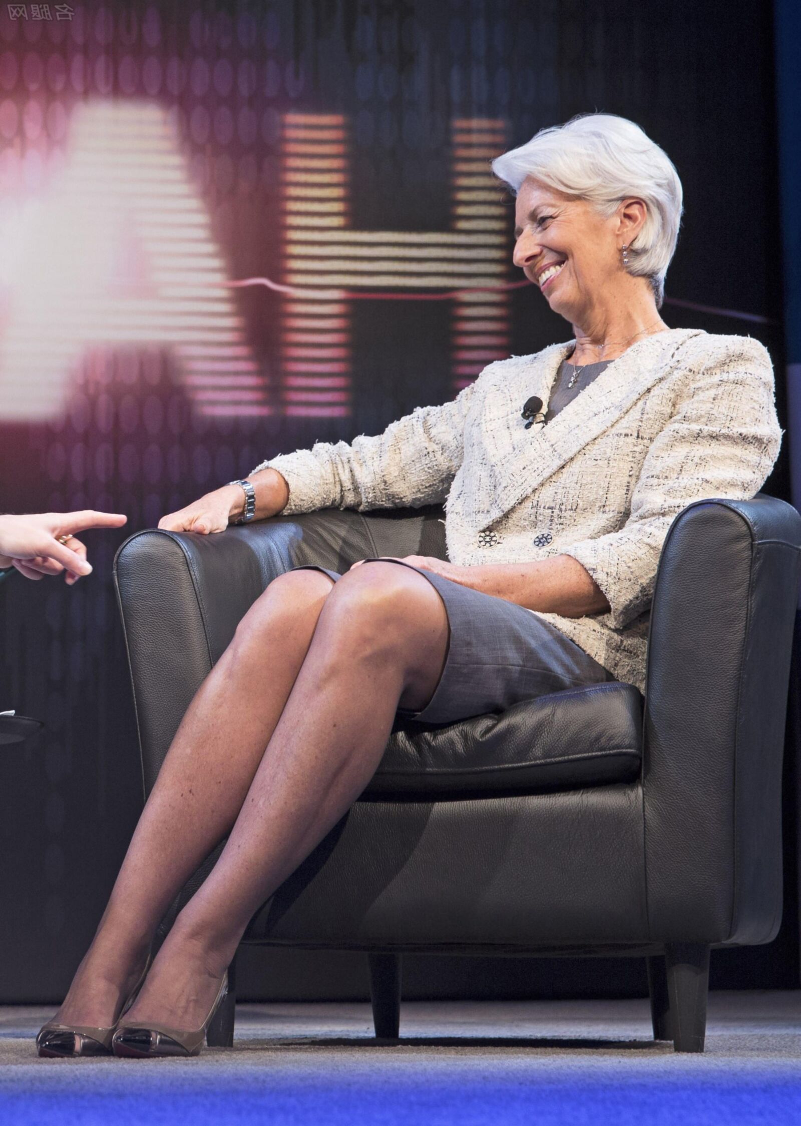 Christine Lagarde feet 