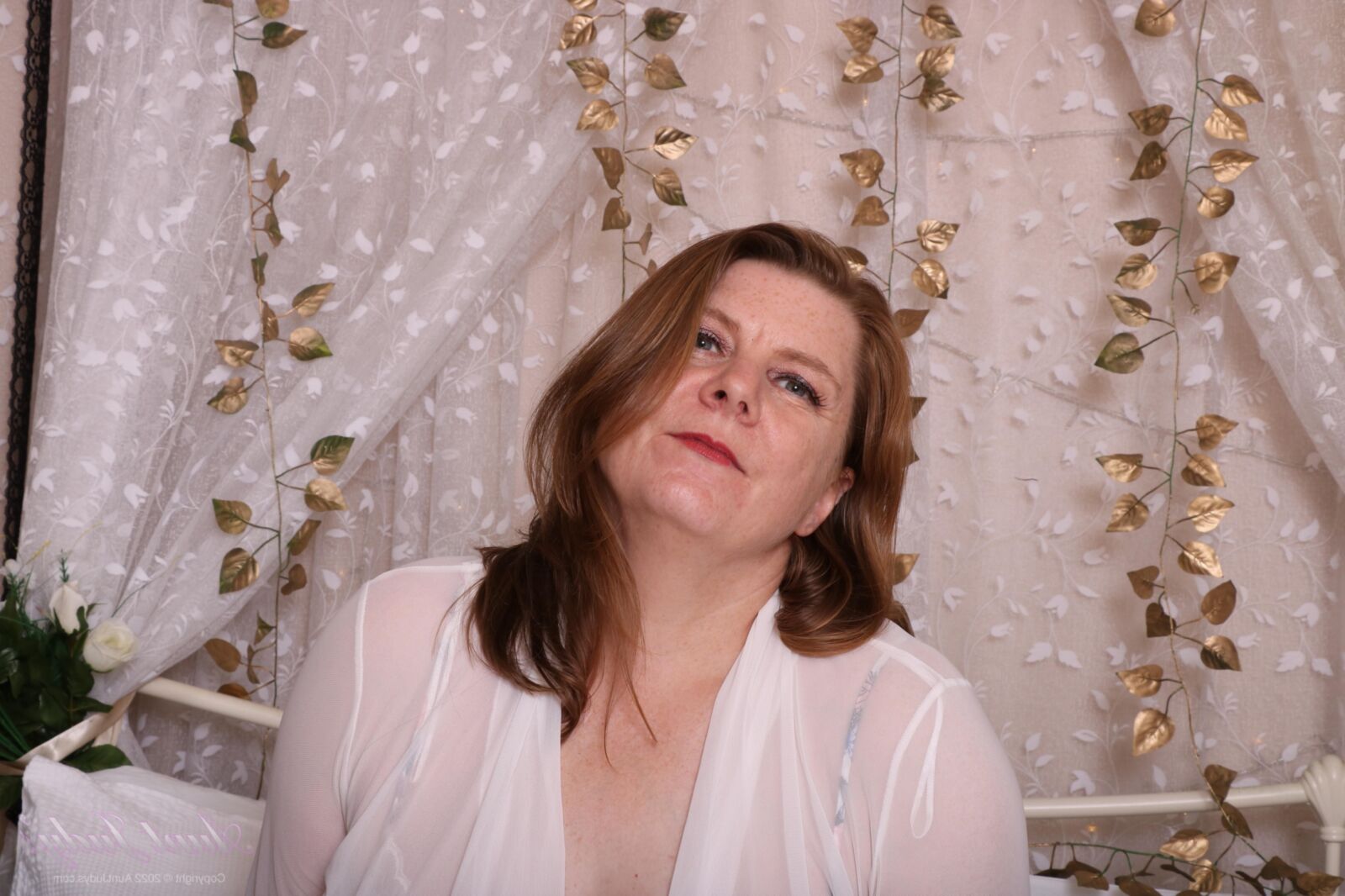 AuntJudys Rachel's in the Bedroom with Her Robe and Lingerie