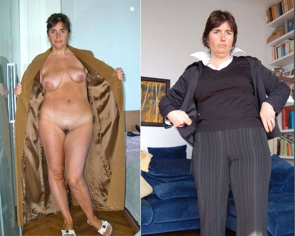 dressed undressed mature sluts