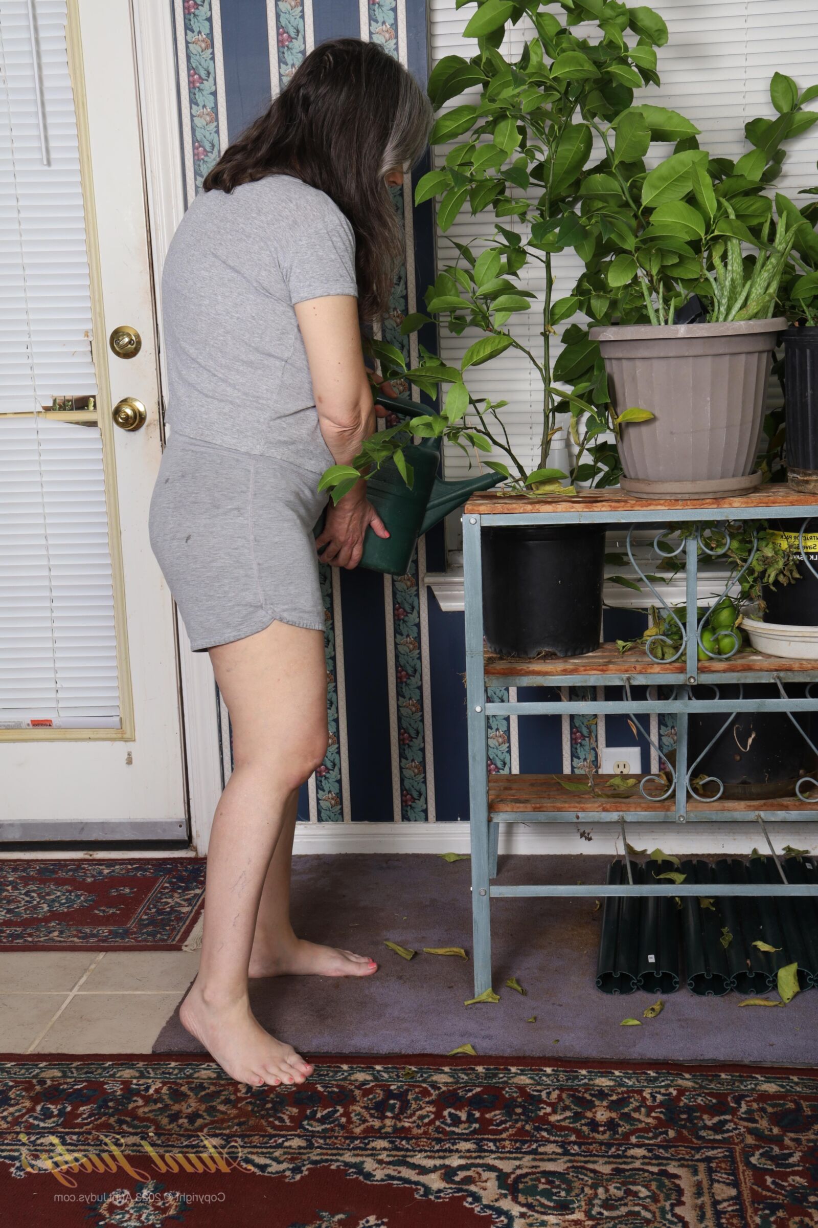 AuntJudys Sexy Gardening Time with Grace