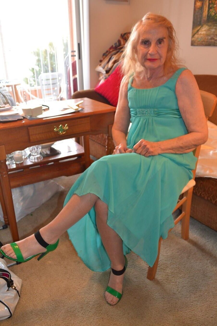 Our RN all dressed up.