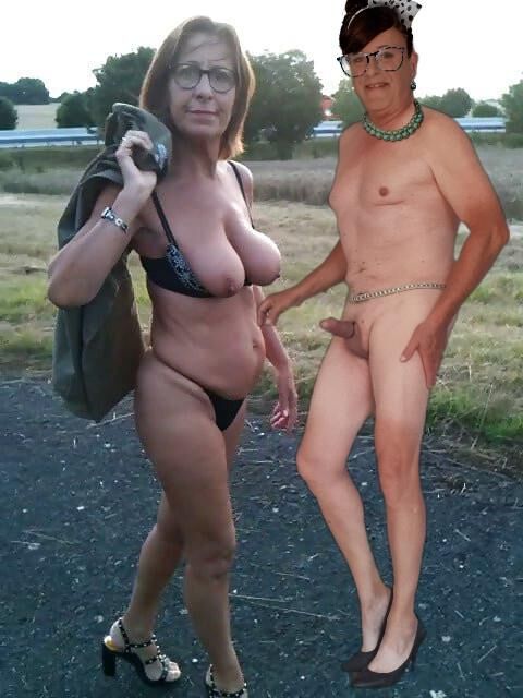 Mujeres desnudas con tacones