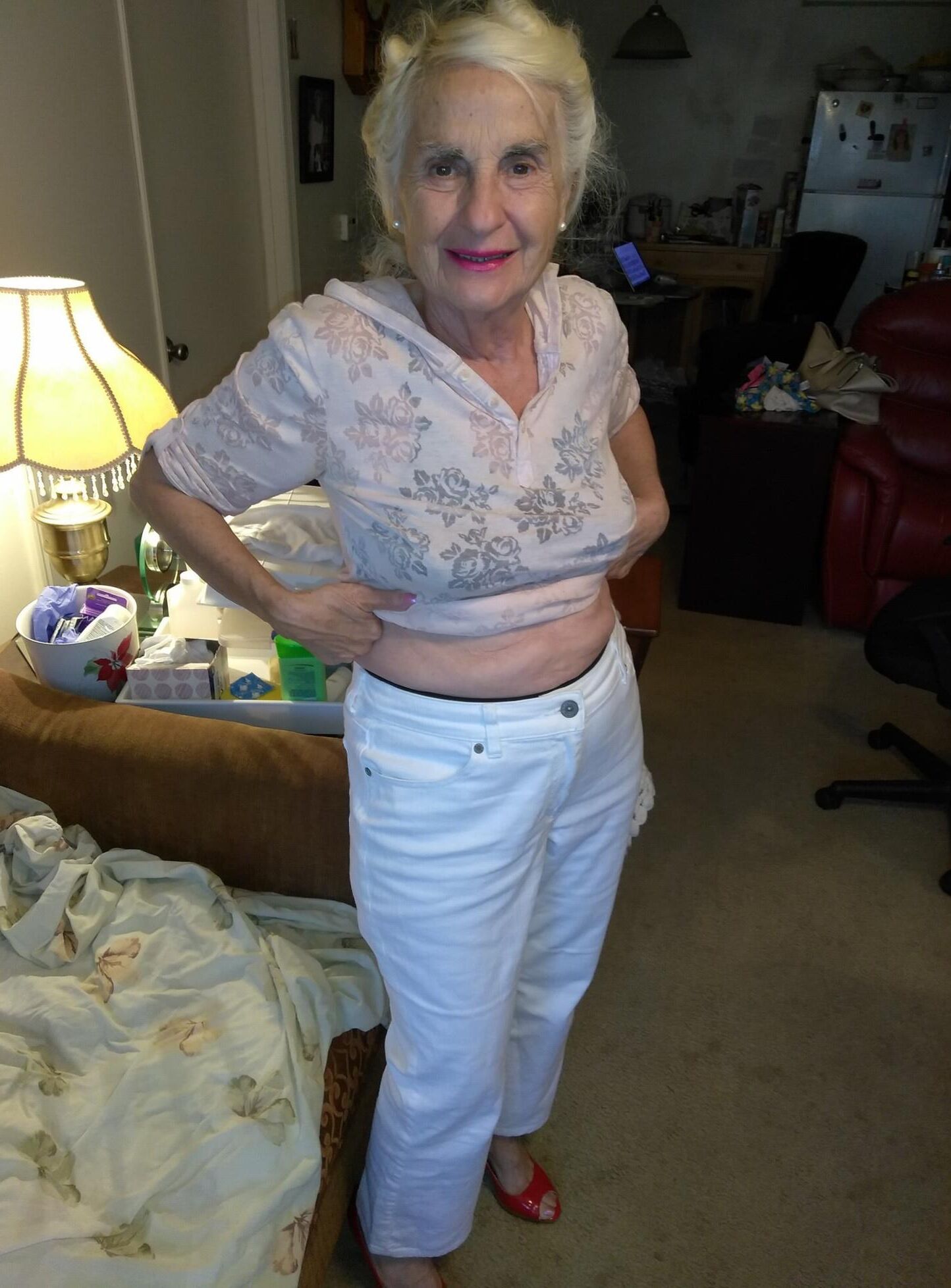 Our RN all dressed up.