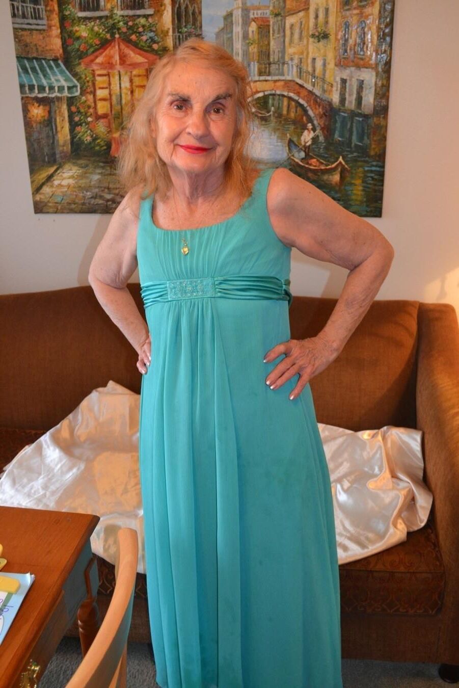 Our RN all dressed up.