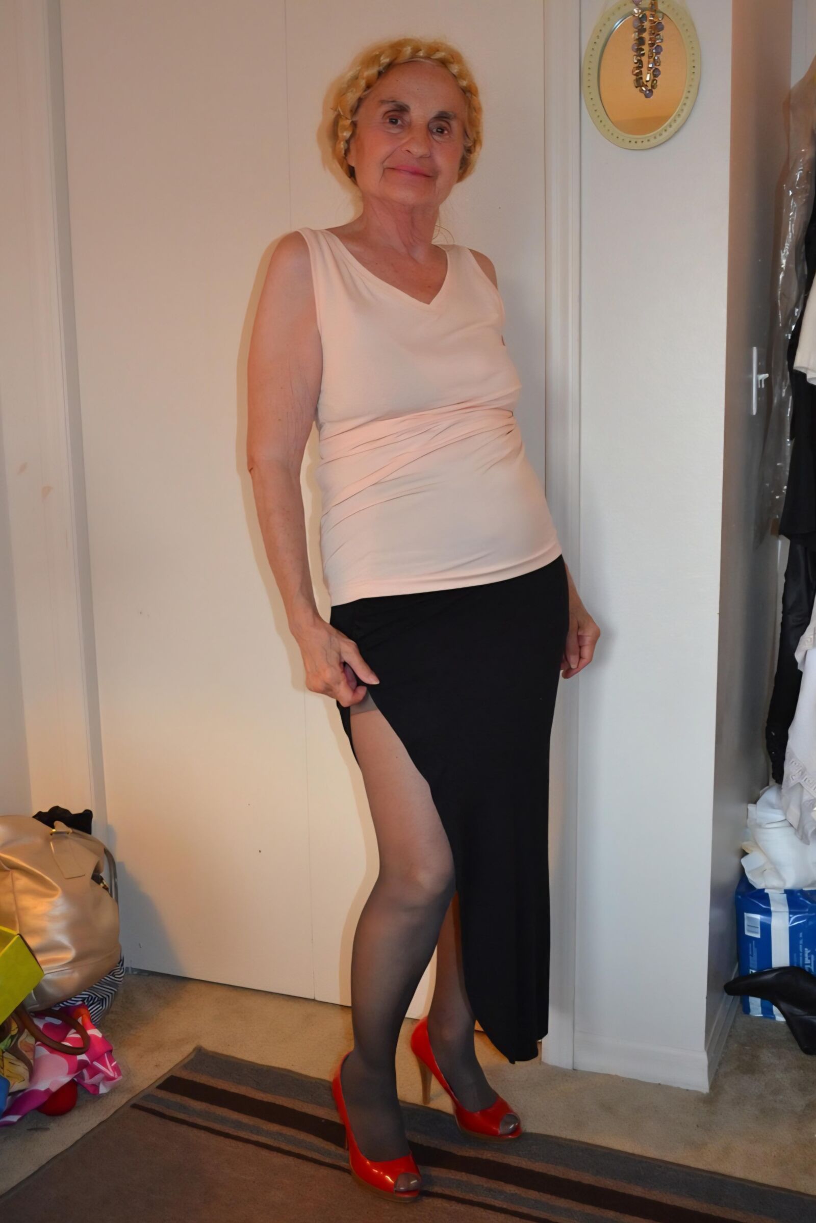Our RN all dressed up.