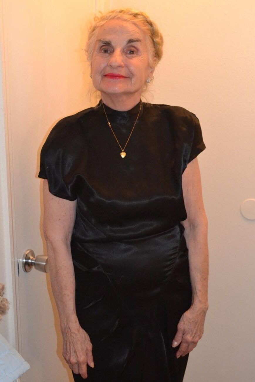 Our RN all dressed up.