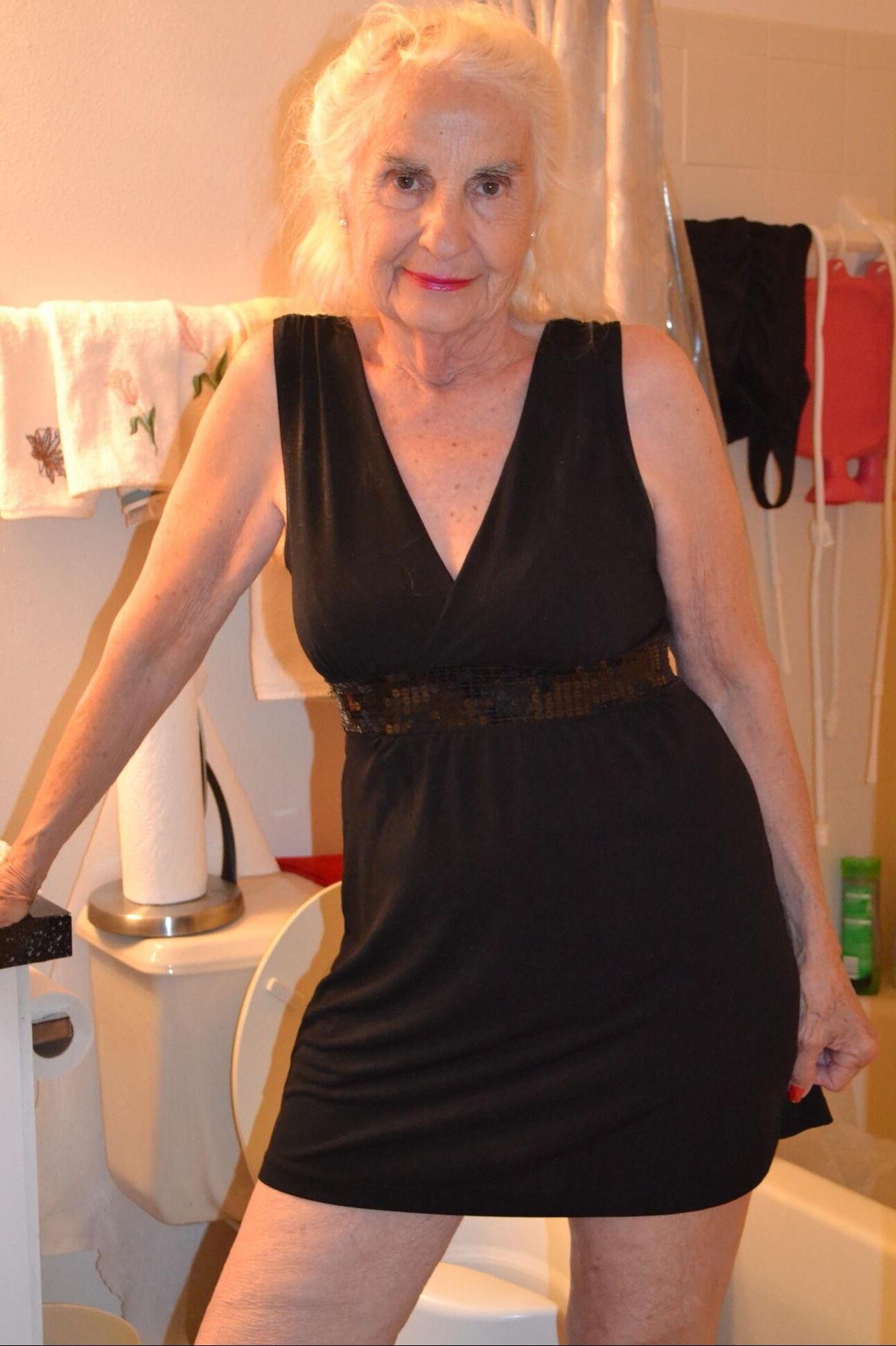 Our RN all dressed up.