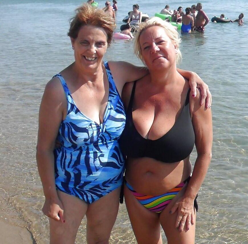 Milf Granny Nadador de nado