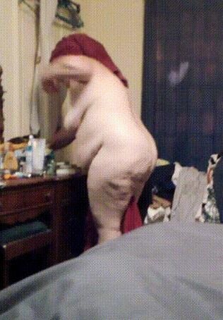 Towel head chubby wife!