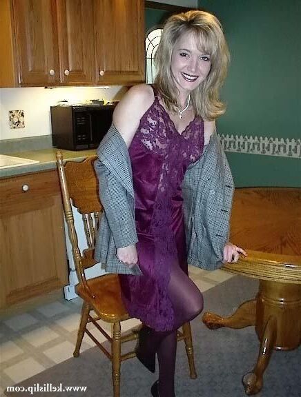 Kelli Unknown Set Set Grey, Purple Full Slip