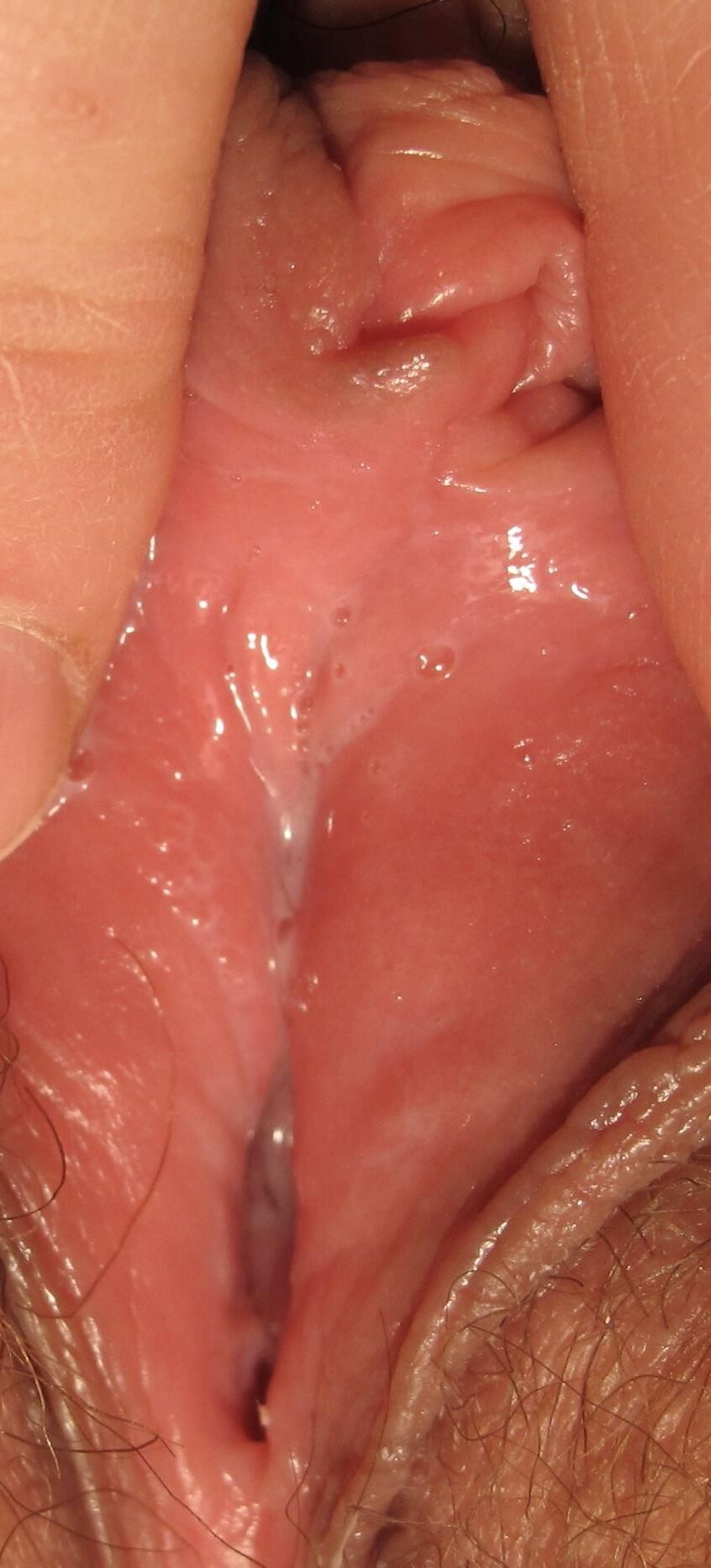 Shawna has a big dark pussy that is always wet