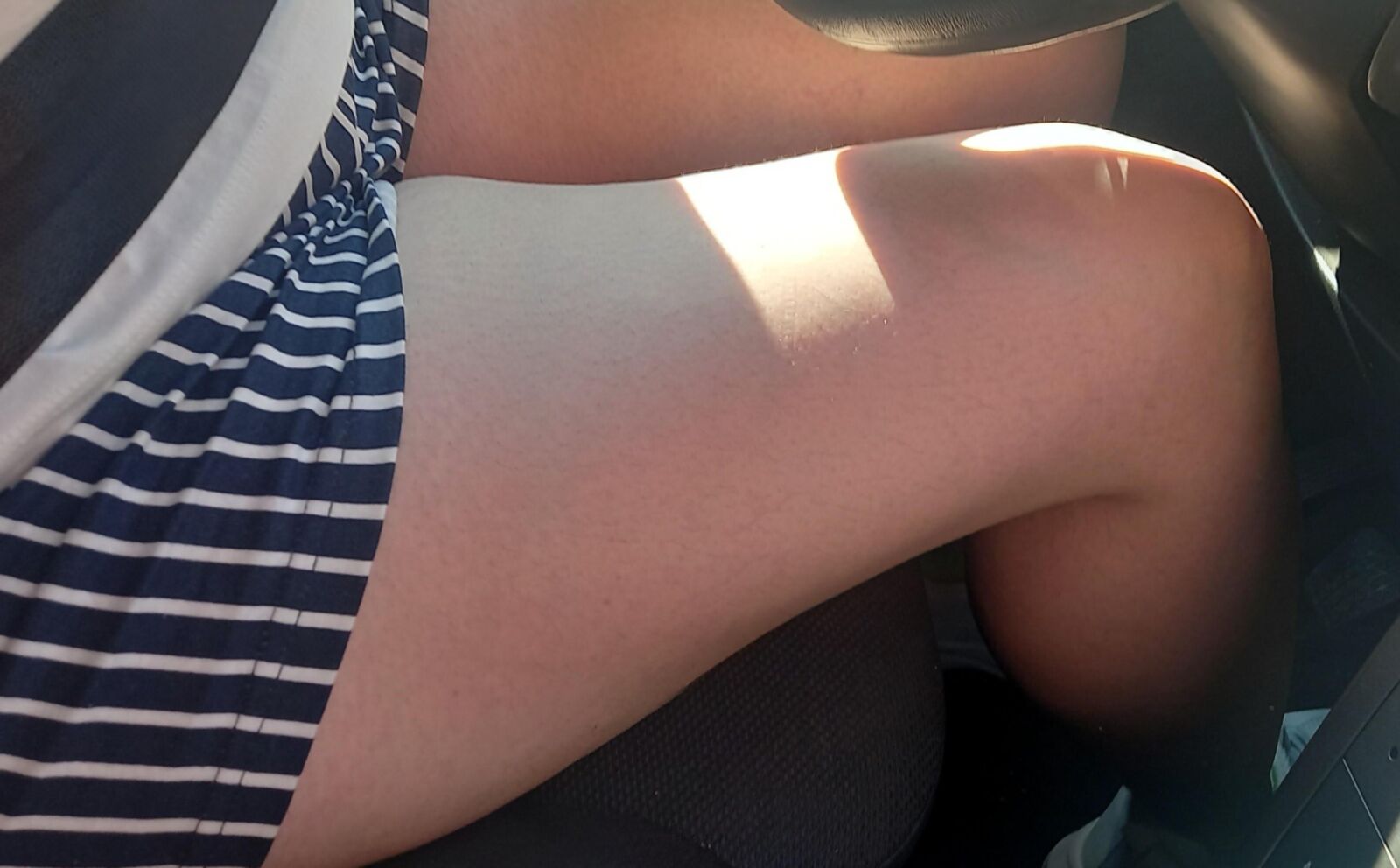 UK wife bare legs and socks