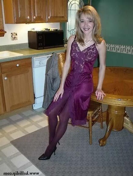 Kelli Unknown Set Set Grey, Purple Full Slip