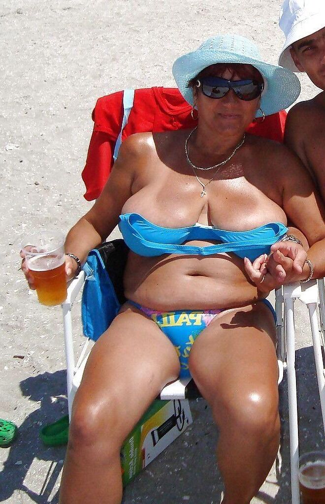 Milf Granny Nadador de nado