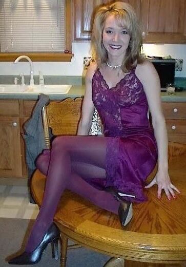 Kelli Unknown Set Set Grey, Purple Full Slip