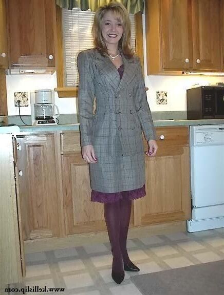 Kelli Unknown Set Set Grey, Purple Full Slip