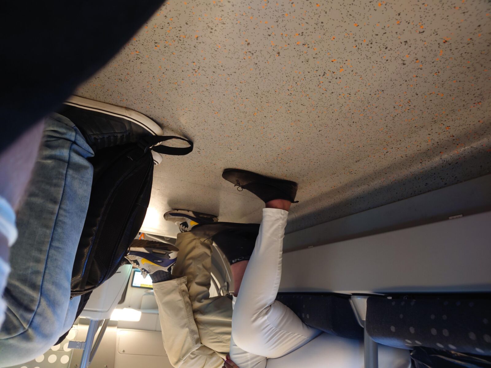 WhiteMan Attacks: Worn Socks & Heelpop Flats