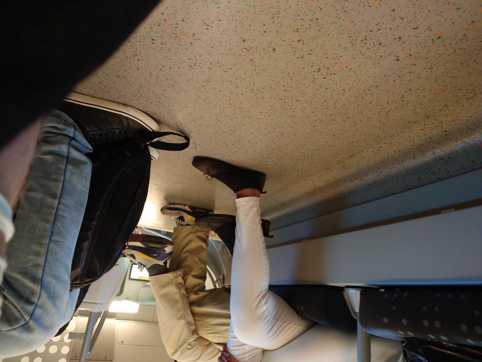 WhiteMan Attacks: Worn Socks & Heelpop Flats