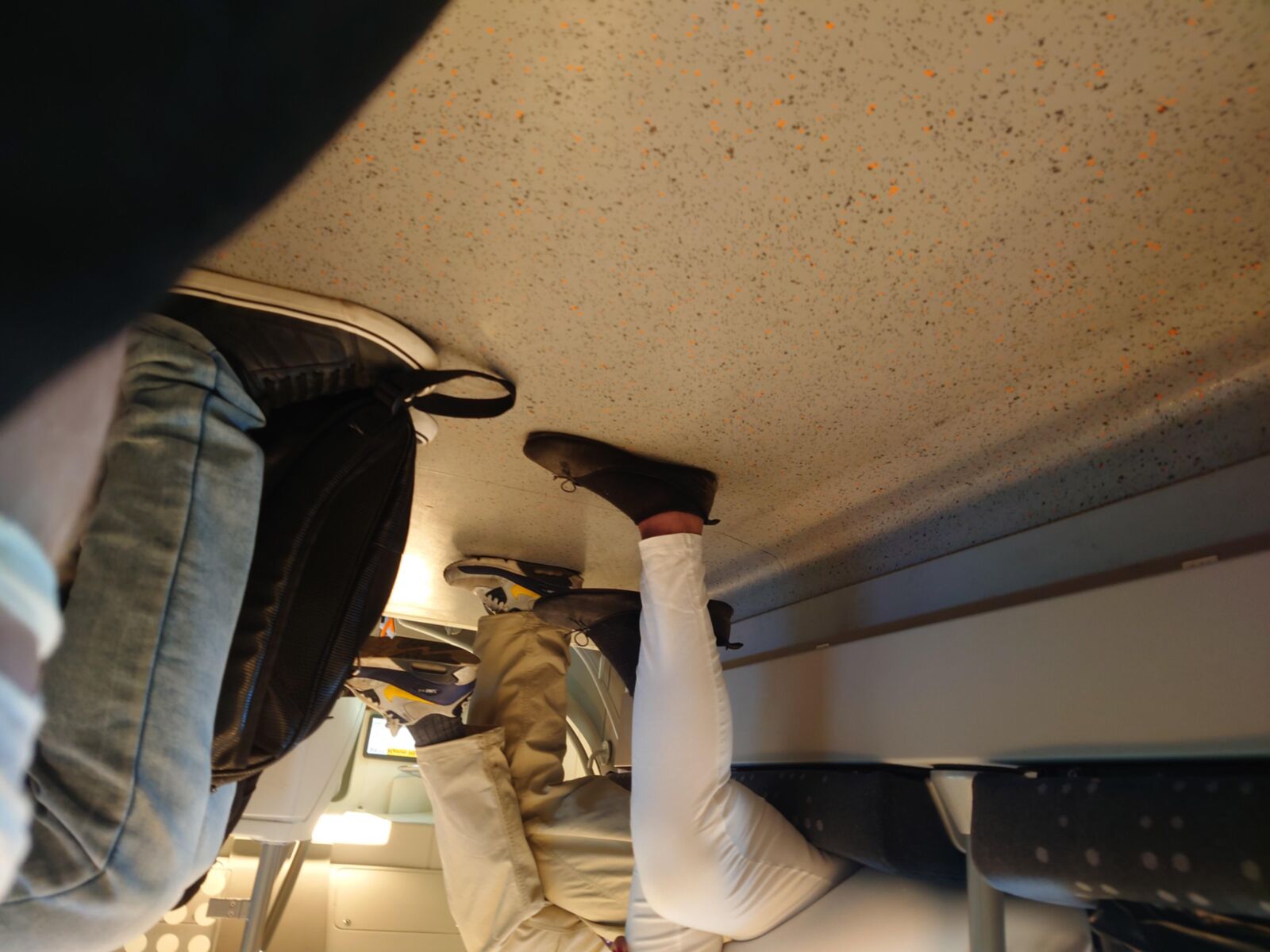 WhiteMan Attacks: Worn Socks & Heelpop Flats