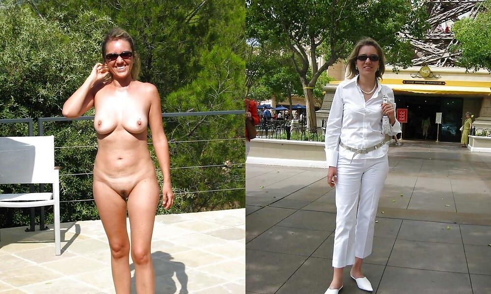 Blonde MILF nudist
