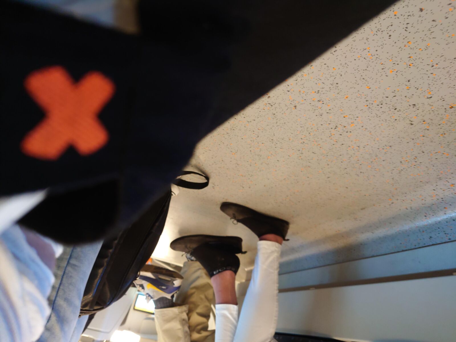 WhiteMan Attacks: Worn Socks & Heelpop Flats