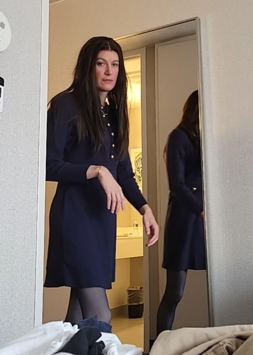 Spying on my Mom getting dressed in hotel (Day )